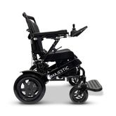 IQ9000AR-BLK ComfyGo Majestic Remote-Controlled Electric Wheelchair with Auto Recline 175 Seat - Black FrameBlack Mesh Fabric 6