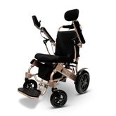 IQ9000AR-BRZ ComfyGo Majestic Remote-Controlled Electric Wheelchair with Auto Recline 175 Seat - Bronze FrameBlack Mesh Fabric 3