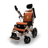 IQ9000AR-LE-BRZ-TB ComfyGo Majestic Remote-Controlled Electric Wheelchair with Auto Recline 175 Seat - Bronze FrameTaba Faux Leather 3