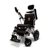 IQ9000AR-LE-SLV-BLK ComfyGo Majestic Remote-Controlled Electric Wheelchair with Auto Recline 175 Seat - Silver FrameBlack Faux Leather 3