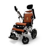 IQ9000AR-LE-SLV-TB ComfyGo Majestic Remote-Controlled Electric Wheelchair with Auto Recline 175 Seat - Silver FrameTaba Faux Leather 3