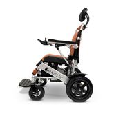 IQ9000AR-LE-SLV-TB ComfyGo Majestic Remote-Controlled Electric Wheelchair with Auto Recline 175 Seat - Silver FrameTaba Faux Leather 4