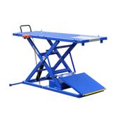 M-2200IEH-XR Motorcycle Lift Table with Retractable Ramp - iDeal Pro-Series