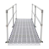 M36-14-2 14 Silver Spring Roll-Tek Modular Ramp Kit with Two Handrails 2