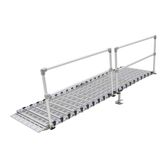 M36-24-1 24 Silver Spring Roll-Tek Modular Ramp Kit with Single Handrail