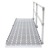 M36-24-1 24 Silver Spring Roll-Tek Modular Ramp Kit with Single Handrail 2