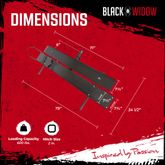 MCC-600 Black Widow Heavy Duty Steel Motorcycle Carrier - 600 lb Capacity AI1