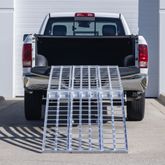 MF-12038 Black Widow 10 Aluminum HD Folding Arched 3-Piece Motorcycle Ramp 7