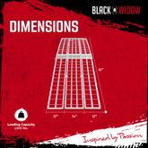 CL-MF-12038 Black Widow Aluminum Folding Arched Motorcycle Ramp - 10 Long MF-12038__AI2