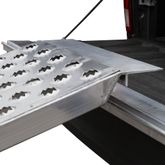 MF2-12019-EZ-ATV 10 L x 19 W Big Boy EZ Rizer Aluminum Extra-Wide Arched Dual Runner Folding ATV Ramps by Black Widow 4