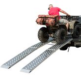 CL-MF2-14414-EZ 12 L x 14 W Big Boy EZ Rizer Aluminum Arched Dual Runner Folding ATV Ramps