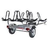 MPG462G2 Malone Auto Racks MicroSport Trailer Kayak Transport Package with 4 Malone FoldAway-J Kayak Carriers 1