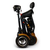 MS3000-GLD ComfyGo 10AH Foldable Mobility Scooter with Standard Seat - Gold 7