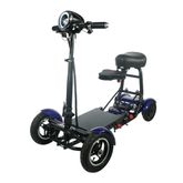 MS3000-MAX-BLU ComfyGo 156AH Foldable Mobility Scooter with Standard Seat - Blue 5