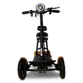MS3000-MAX-GLD ComfyGo 156AH Foldable Mobility Scooter with Standard Seat - Gold 6