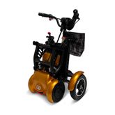 MS3000-PLUS-GLD ComfyGo 10AH Foldable Mobility Scooter with Large Seat - Gold 6