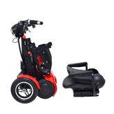 MS3000-PLUS-RED ComfyGo 10AH Foldable Mobility Scooter with Large Seat - Red 7