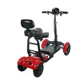 MS3000-RED ComfyGo 10AH Foldable Mobility Scooter with Standard Seat - Red 6