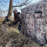 MUD-MGBTP Muddy Twin Peaks Hub Style Hunting Blind  58 x 58 2
