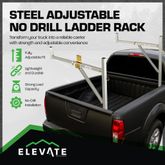CL-NDALR Apex Aluminum Adjustable No Drill Ladder Rack NDALR__AI1