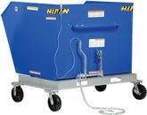 P-HOP-1 Vestil 1 Cu Yd Portable Steel Hopper 1