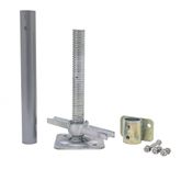 PF1-60HR 5 x 5 Silver Spring Roll-Tek Platform with Handrails for Modular Ramp System 2