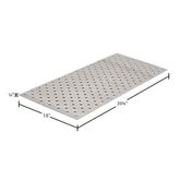 PP-1160-4 HD Ramps 3975 x 16 Trailer Traction Tread with Circle Punch Plate Traction  4 Pack 3