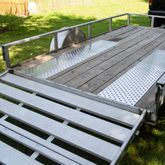 PP-1160 HD Ramps 3975 x 16 Trailer Traction Tread with Circle Punch Plate Traction 1