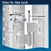 PPSF04 Silver Spring 4 Lightweight Portable Wheelchair Ramp Single-Fold - 800 lb Capacity 8