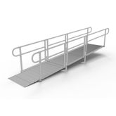 PS14S 14 L x 3 W EZ-ACCESS PATHWAY Straight Aluminum Wheelchair Ramp Kit