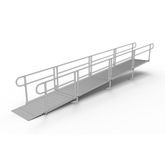 PS22S 22 L x 3 W EZ-ACCESS PATHWAY Straight Aluminum Wheelchair Ramp Kit