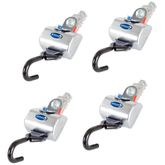 Q-8301-L Q-Straint QRT MAX L-Track Retractors - 4-Pack