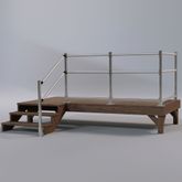 RAILP5HBK 5 W x 3 H EZ-ACCESS RAILWAY Handrail and Barrier kit 2