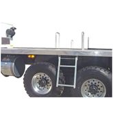 RS2SS Stainless Steel Buyers Products Two-Rung Retractable Semi-Trailer Step Ladder 1