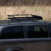 RT-02 Elevate Outdoor Steel Cargo Roof Basket with Wind Fairing 2