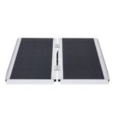 SCGPLUS-2 2 Silver Spring Portable Aluminum Wheelchair Ramp Single-Fold Grit-Coat - 600 lb Capacity 7