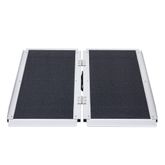 SCGPLUS-3 3 Silver Spring Portable Aluminum Wheelchair Ramp Single-Fold Grit-Coat - 600 lb Capacity 7