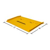 SDBPH-7248-16000 48 x 72 Guardian Steel Dock Boards - 16000 lb Capacity 3