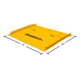SDBPH-7260-16000 60 x 72 Guardian Steel Dock Boards - 16000 lb Capacity 3