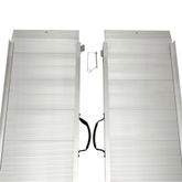 CL-SFP04 4 L x 30 W Silver Spring Aluminum Single-Fold Wheelchair Ramp - 700 lb Capacity SFP04__4