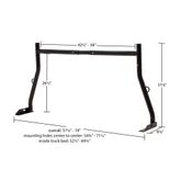 SLR-RACK-DLX-ALUM Elevate Outdoor Aluminum Universal Utility Truck Rack 5