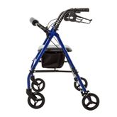 CL-SMA116 Silver Spring Steel Rollator with 6 Wheels SMA116__2