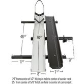 SMC-600R Black Widow Steel Deluxe Motorcycle Carrier - 600 lb Capacity 3