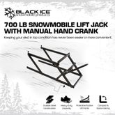 CL-SNO-1508 Black Ice Snowmobile Lift - 700 lb Capacity SNO-1508__AI1