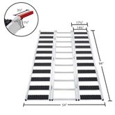 SNO-ATV-9454-EXT Ramp Extension - Black Ice Folding Snowmobile and ATV Ramp  7 10 L x 54 W 2