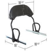 CL-SNO-BACKREST Black Ice Adjustable Snowmobile Backrest SNO-BACKREST__2