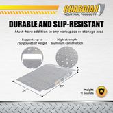 CL-SR-01-24-24-P-TS6 Guardian Shed Ramp with Punch Plate Surface SR-01-24-24-P-TS6__AI2