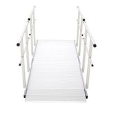SSFHR-07 7 L Silver Spring Folding Aluminum Wheelchair Access Ramp with Handrails 4