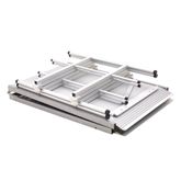 SSFHR-07 7 L Silver Spring Folding Aluminum Wheelchair Access Ramp with Handrails 9