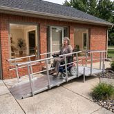 SSFPF-55 5 x 5 Silver Spring Wheelchair Platform for Ramp 1